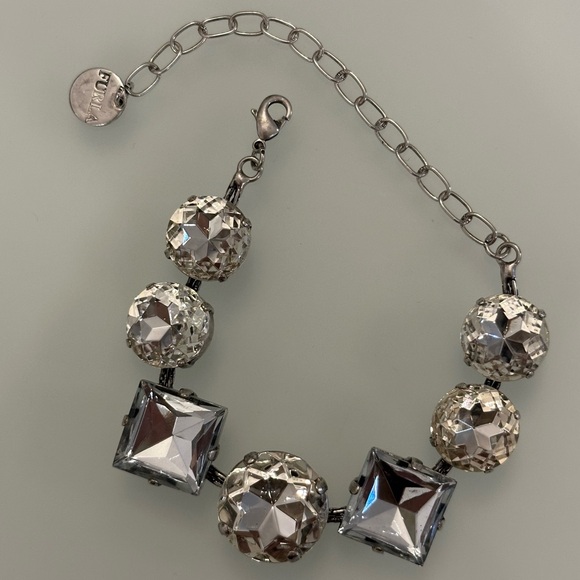 Furla | Vintage | Stunning Crystal Stone & Silver Bracelet - Picture 8 of 16